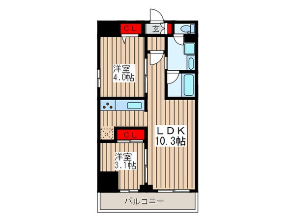 アーバネックス錦糸町Ⅱの物件間取画像